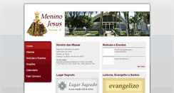 Desktop Screenshot of meninojesuscampinas.org